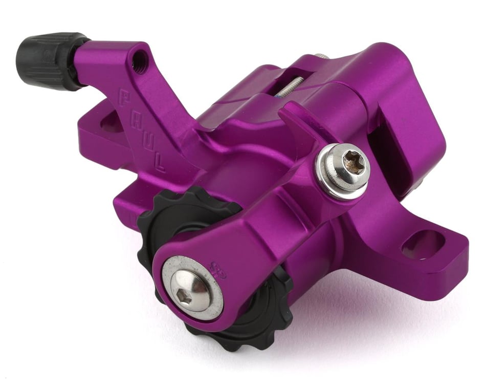 Paul Components Klamper Disc Brake Caliper (Purple/Black) (Mechanical)  (Front or Rear) (Short Pull) (Post Mount)