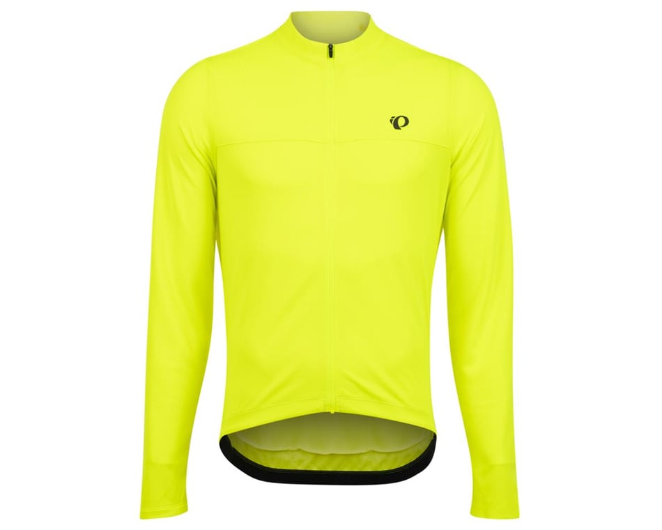 Pearl Izumi Quest Thermal Long Sleeve Jersey (Screaming Yellow) (L) -  Performance Bicycle