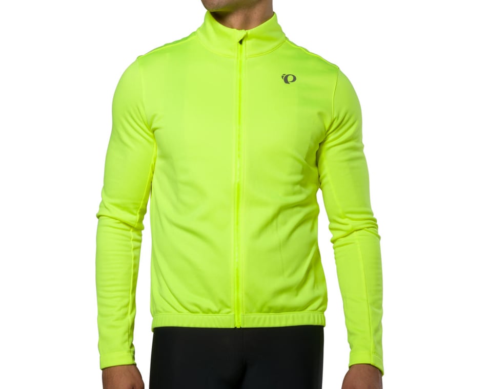 Pearl Izumi Quest LS Jersey- Screaming Yellow - The Bike Place
