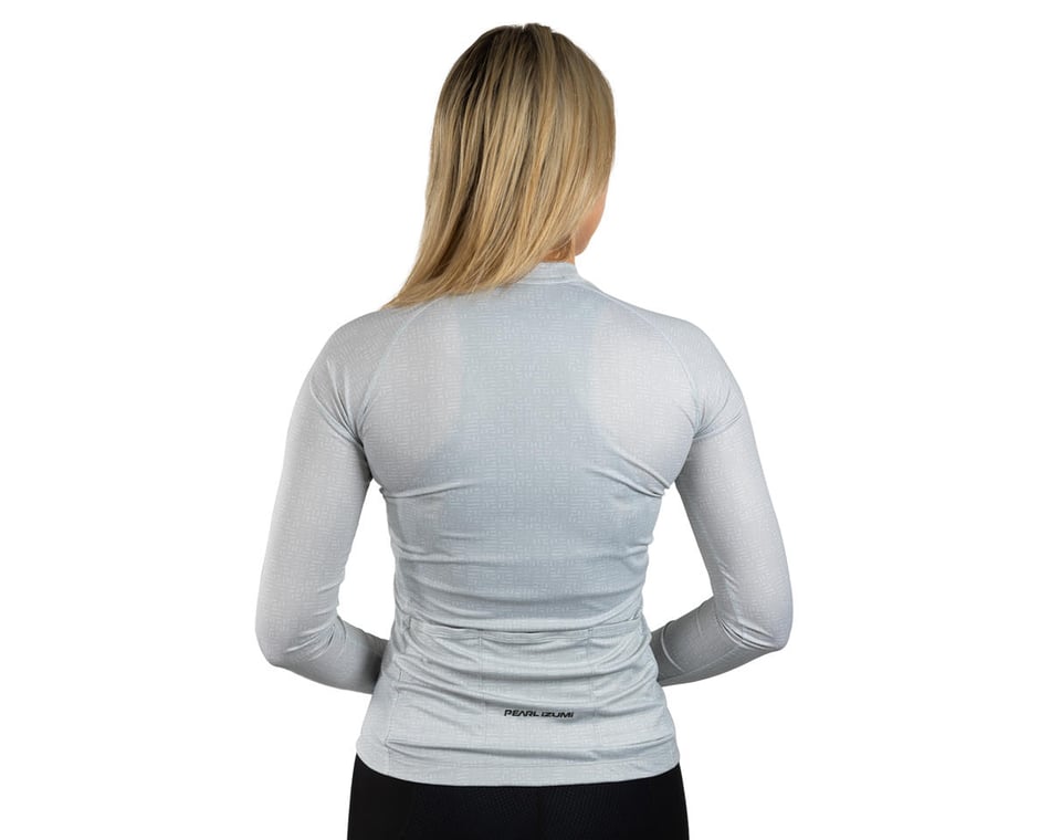 Pearl Izumi Attack Long Sleeve Jersey - Women's Cloud Grey Stamp, L