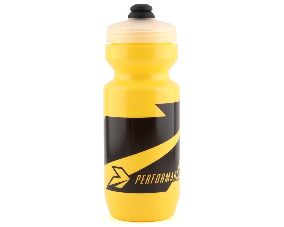 Yellow cycling shop water bottle