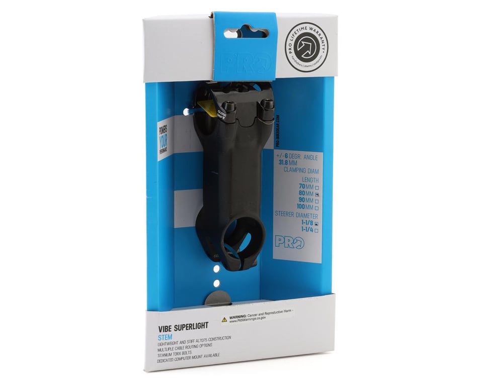 Pro Vibe Superlight Stem (Black) (1-1/8