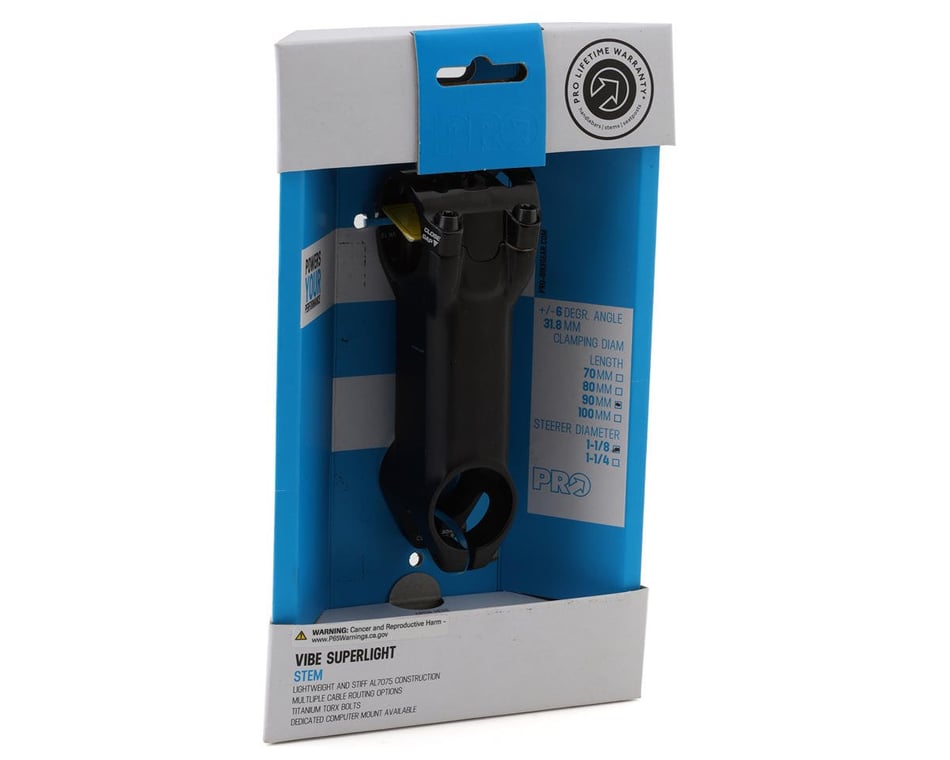 PRO Vibe Superlight Stem (Black) (1-1/8