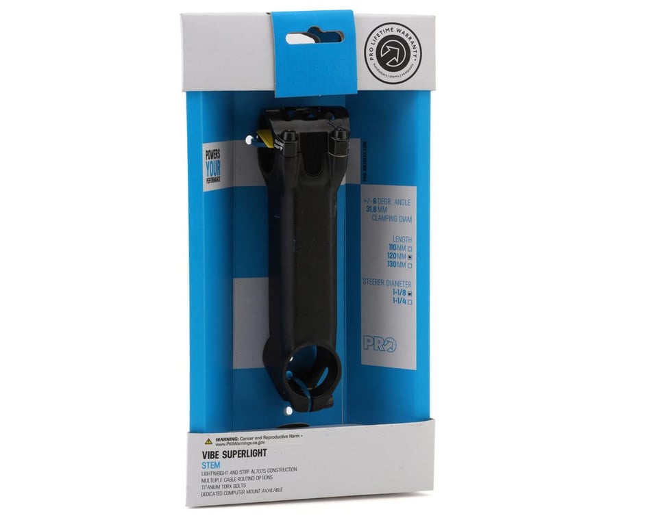 Pro Vibe Superlight Stem (Black) (1-1/8