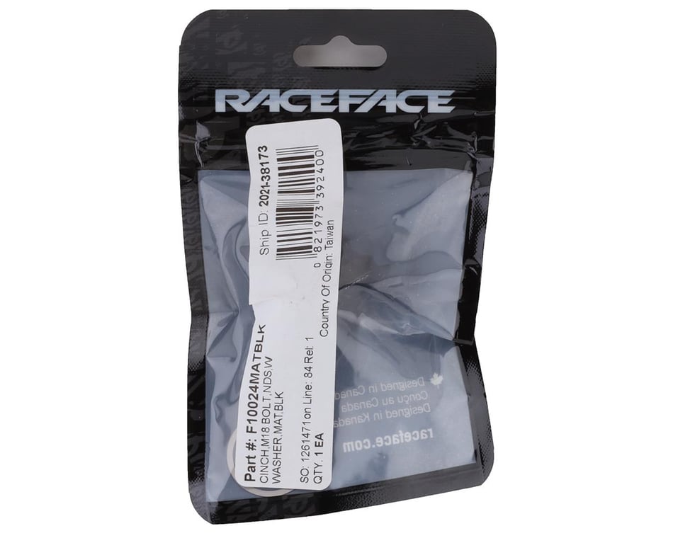 RaceFace CINCH Bolt with Washer~ 18mm XC/AM Black