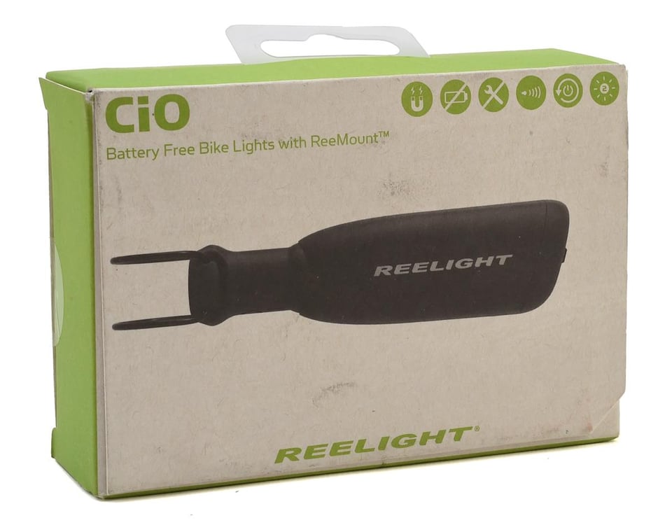 Reelight Cio Battery Free Bike Light Combo (Black) - Performance Bicycle
