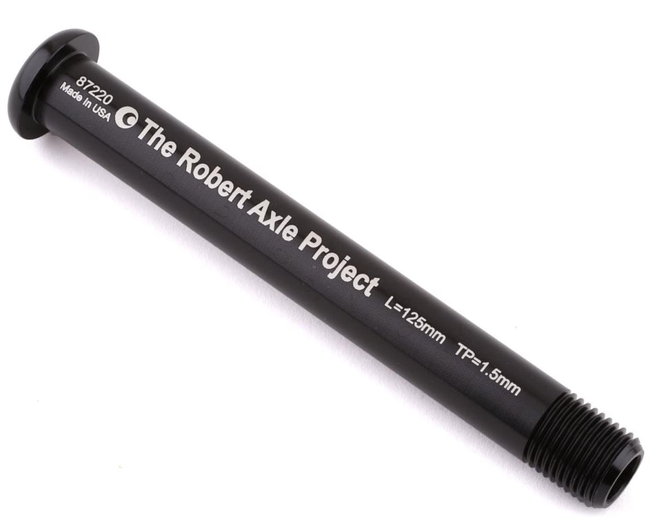 Robert Axle Project 15mm Front Lightning Bolt Thru Axle (Black) (125mm) -  Performance Bicycle