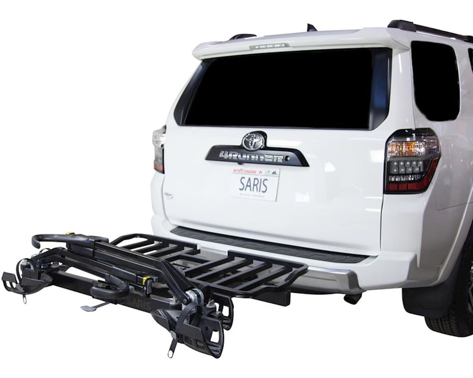 Saris SuperClamp Cargo Bike Rack Black 2 Bike Universal Hitch Performance Bicycle