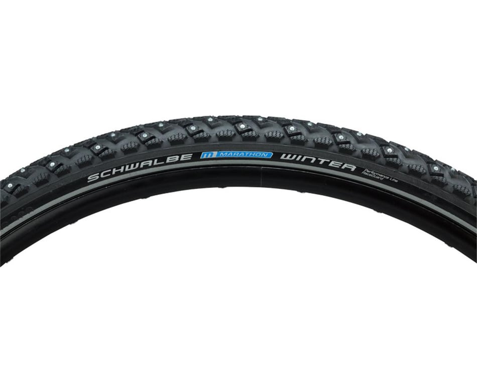 eeuwig winter kassa Schwalbe Marathon Winter Plus Steel Studded Tire (Black) (700c / 622 ISO) ( 40mm) - Performance Bicycle