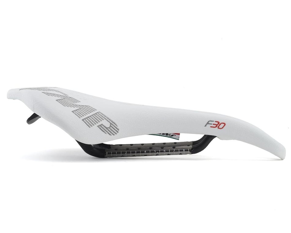 Selle SMP F30 Saddle (White) (Carbon Rails) (149mm)