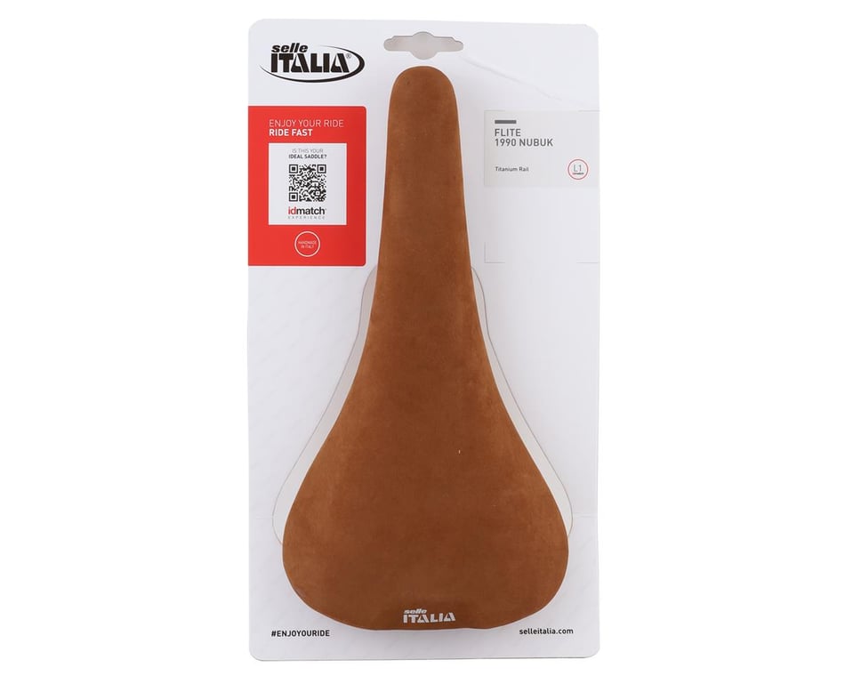 Selle Italia Flite 1990 Saddle (Brown) (Titanium Rails)