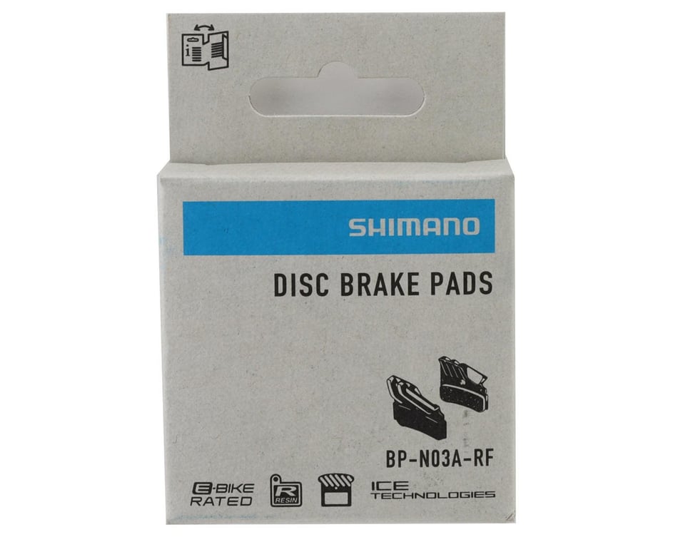 Shimano Disc Brake Pads (Resin) (w/ Cooling Fins) (NO3A-RF) (Shimano XTR/XT/ SLX/CUES) - Performance Bicycle