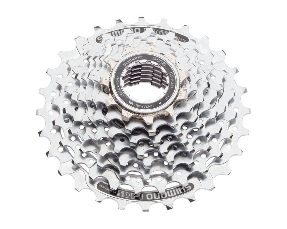 uitvinding Stad bloem achterlijk persoon Shimano Alivio CS-HG51 Cassette (Silver) (8 Speed) (Shimano/SRAM) (11-28T)  - Performance Bicycle