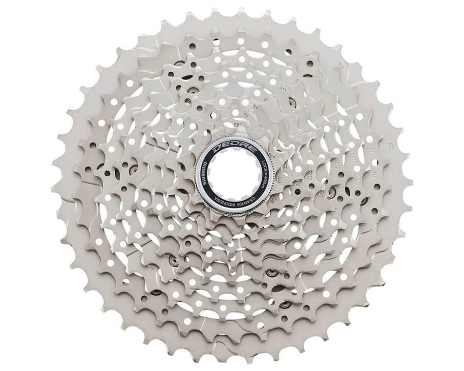 Shimano Deore Bicycle Cycle Bike CS-M4100 Deore 10 Speed Cassette Silver 
