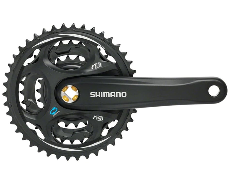 Shimano Altus FC-M311 Crankset (Black) (3 x 7/8 Speed) (Square Taper)  (170mm) (42/32/22T) (Riveted)