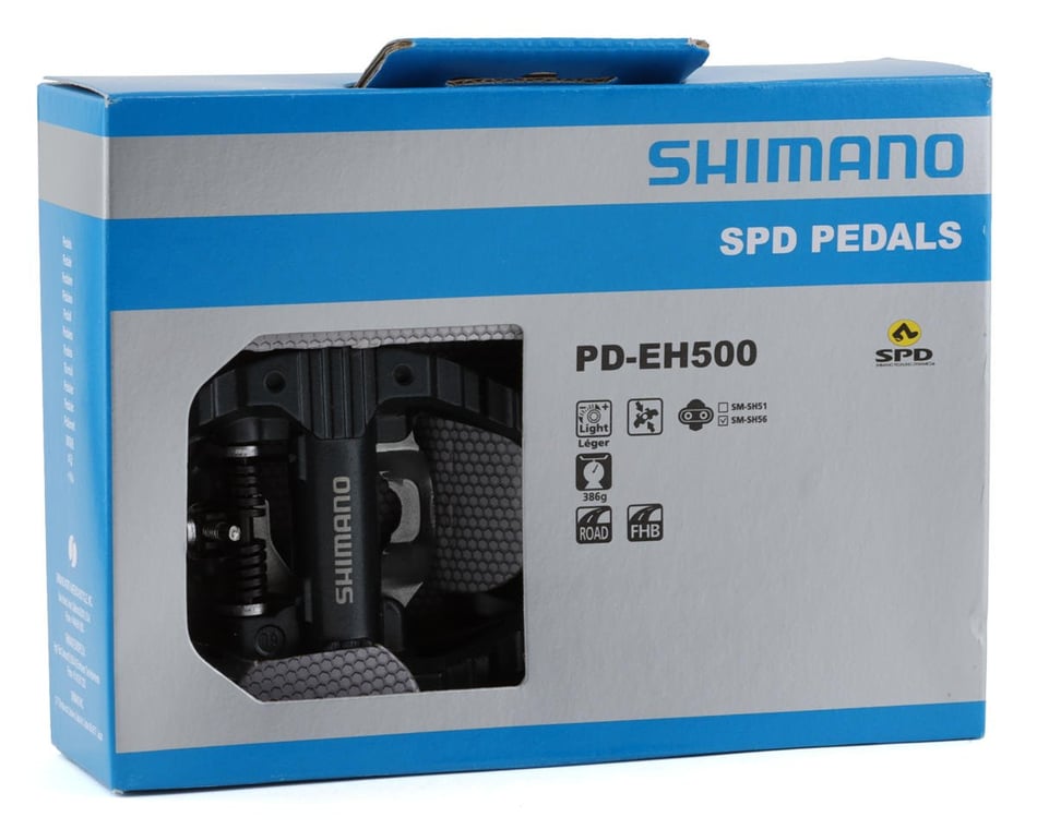 Shimano PD-EH500 SPD/Platform Pedals (Black) (Dual-Purpose)