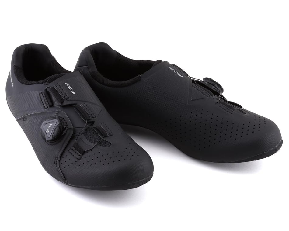 Shimano RC3 Wide Road Shoes (Black) (46) (Wide)