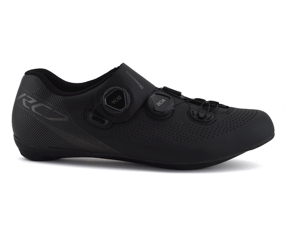 New 2019 Shimano SH-RC701-E Wide Carbon Fiber Road Cycling Shoes Black 