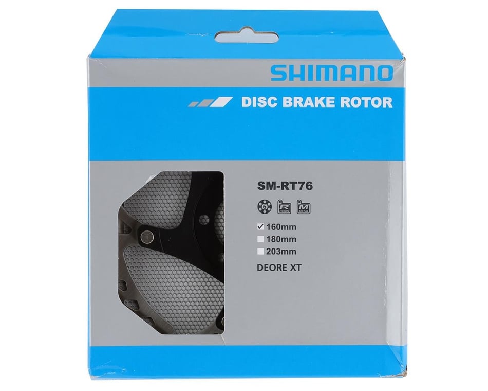 New Shimano Deore XT SM-RT76 Bicycle Bike 6-Bolt Disc Brake Rotor 180mm 