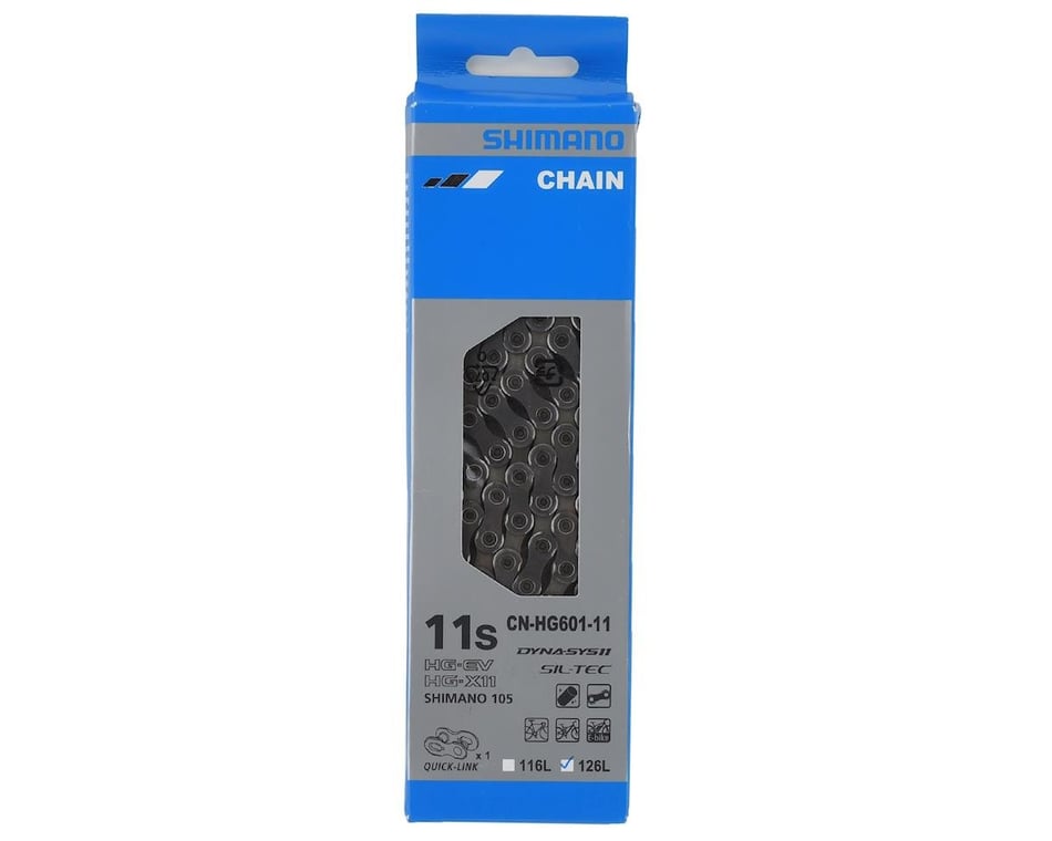 Shimano 105 Chain CN-HG601 (Silver) (11-Speed) (126 Links) - Performance  Bicycle