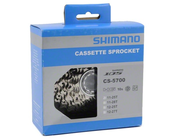 Senator ventilatie geestelijke gezondheid Shimano 105 CS-5700 Cassette (Silver) (10 Speed) (Shimano/SRAM) (11-25T) -  Performance Bicycle