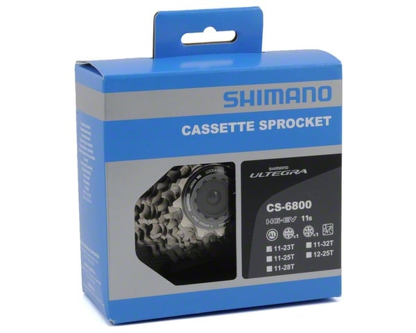 Shimano Ultegra CS-6800 Cassette (Silver) (11 Speed) (Shimano/SRAM 11 Speed  Road) (11-23T)