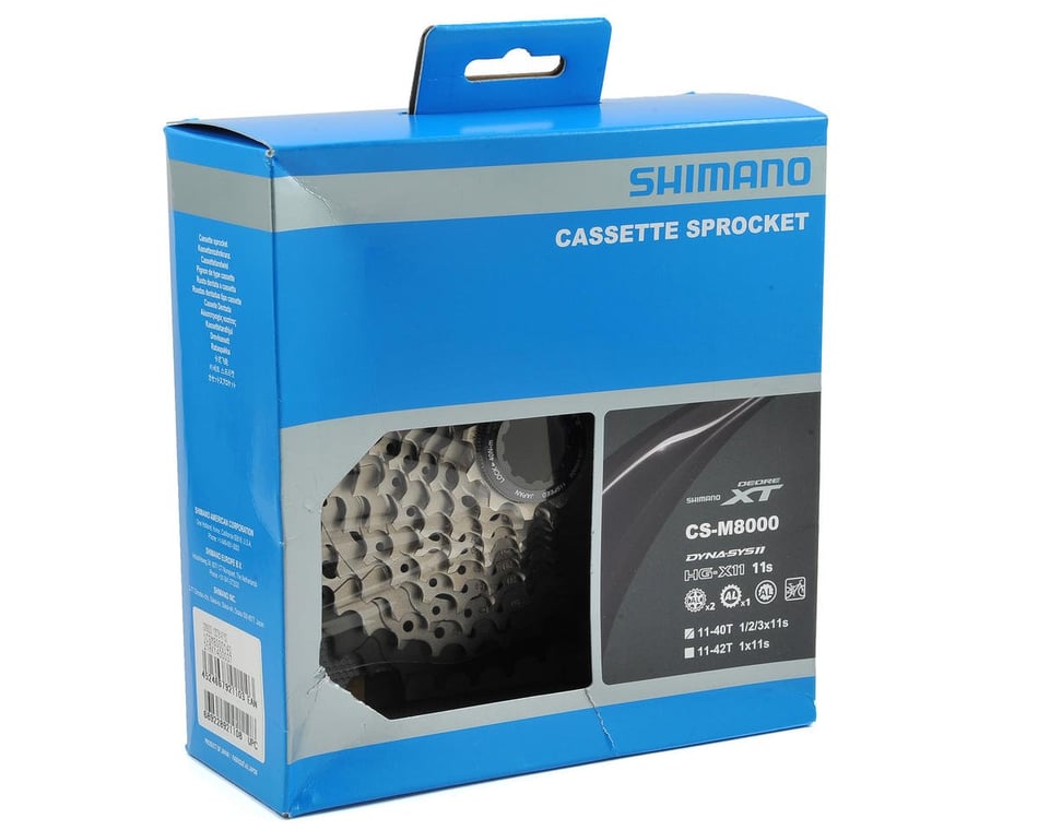 Shimano Deore XT CS-M8000 Cassette (Grey) (11 Speed) (Shimano/SRAM) (11-40T)