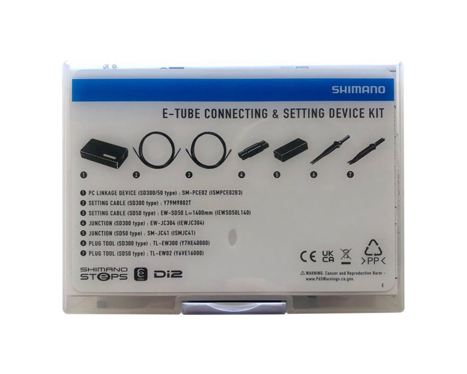 Shimano E-Tube Connecting & Setting Device Kit (Black) (Shimano  Steps/Shimano Di2) (SM-PCE02)