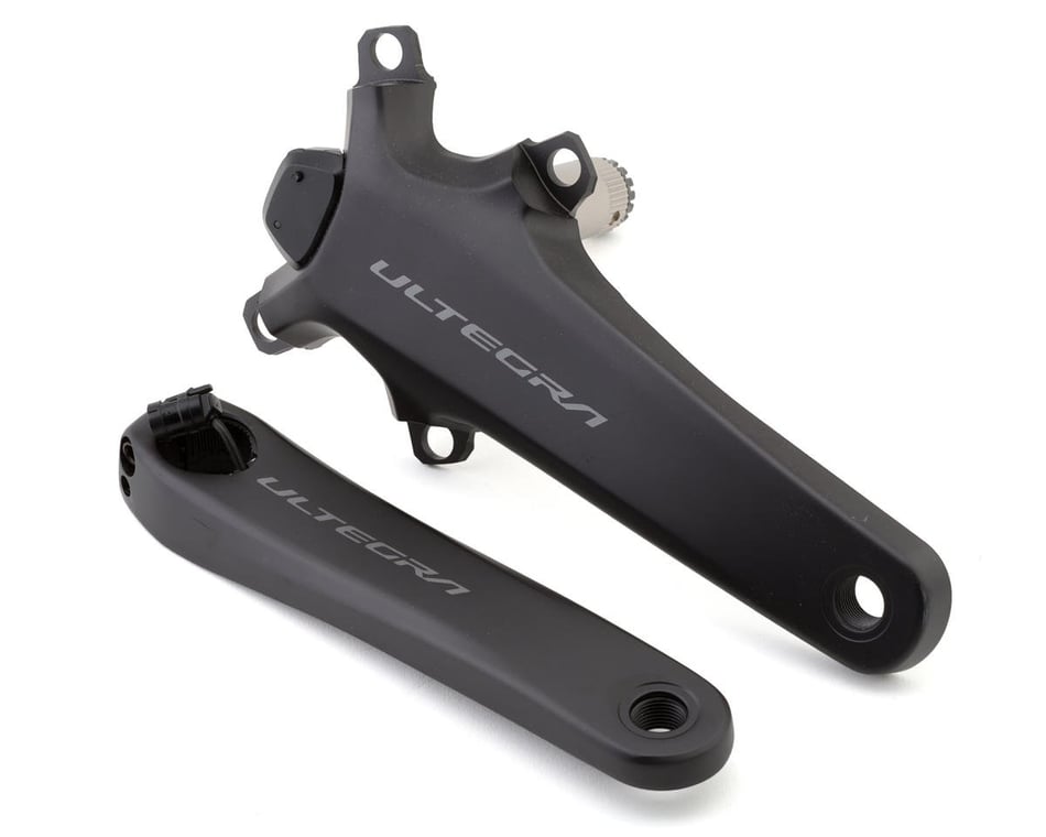 Shimano Ultegra FC-R8100-P Power Meter Crankset (170mm) (No Chainrings)  (Black) (2 x 12 Speed) (Hollowtech II)