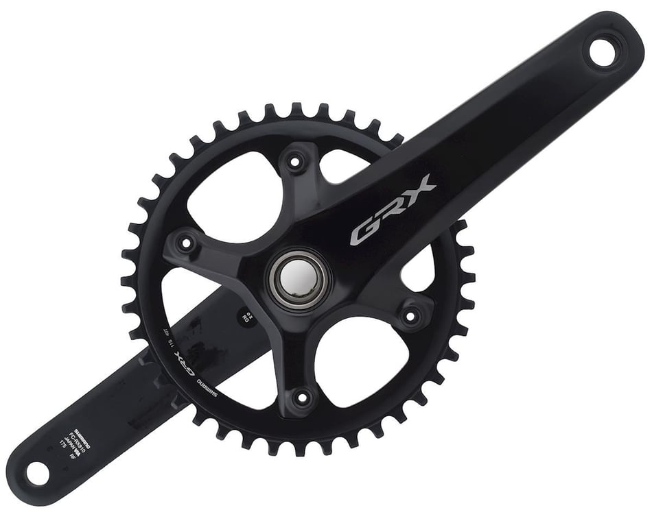 Shimano GRX FC-RX810 Crankset (Black) (1 x 11 Speed) (Hollowtech