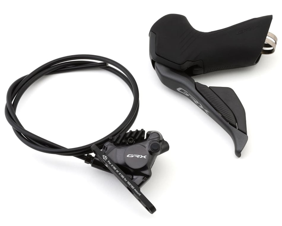 Shimano GRX Di2 ST RX825 Hydraulic Disc Brake Shift Lever Black Flat Mount Left 2x Performance Bicycle