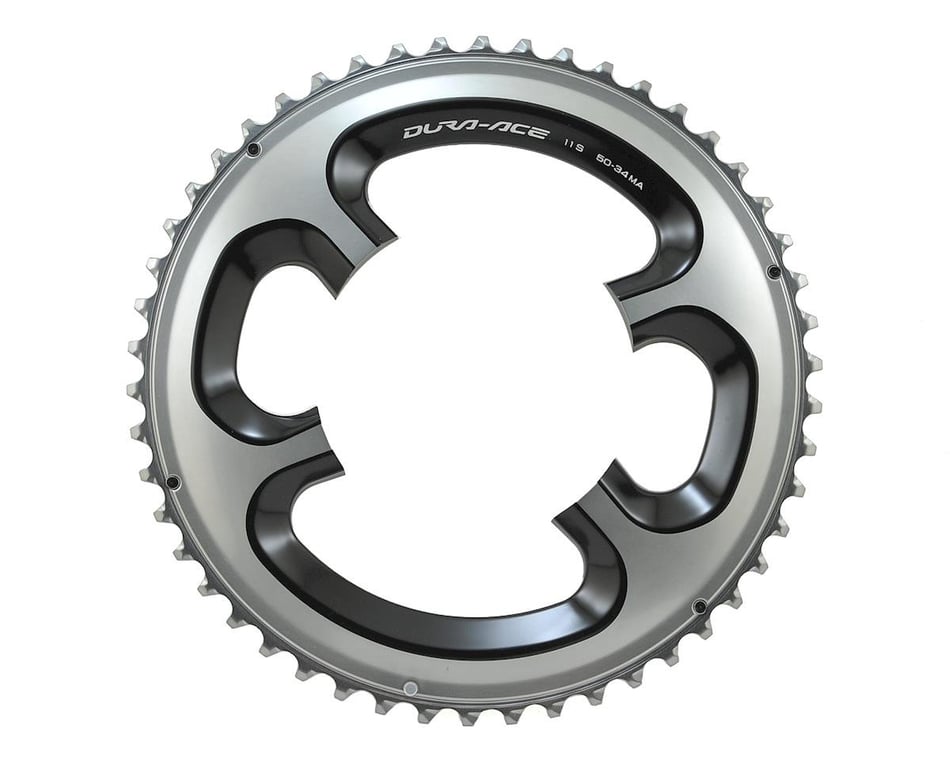 Shimano Dura-Ace FC-9000 Chainrings (Black/Silver) (2 x 11 Speed