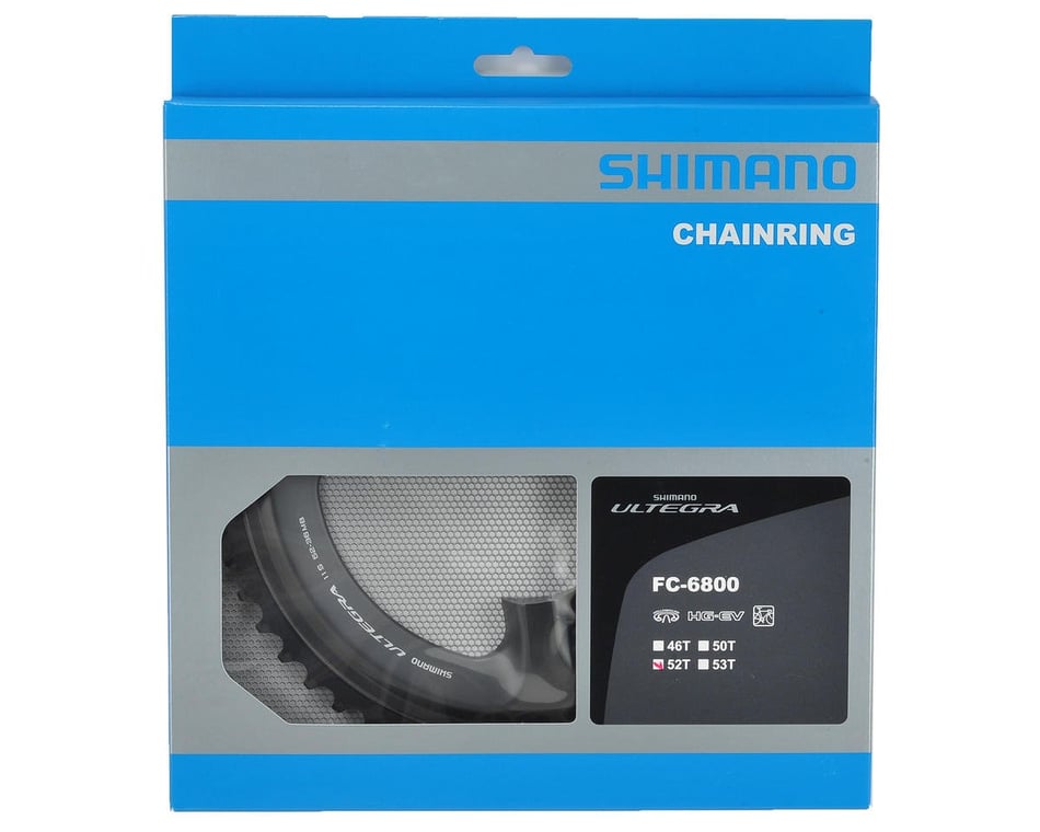Shimano Ultegra FC-6800 Chainrings (Black) (2 x 11 Speed) (110mm BCD)  (Outer) (52T)