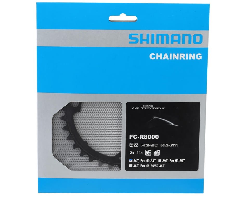 Shimano Ultegra FC-R8000 Chainrings (Black) (2 x 11 Speed) (110mm BCD)  (Inner) (34T)