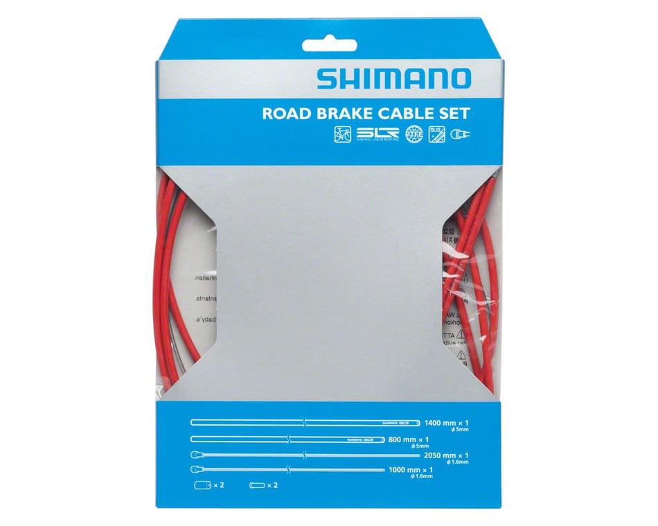 NEW Shimano Road PTFE Brake Cable and Housing Set Red 