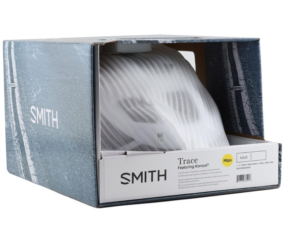 Smith Trace MIPS Helmet (White/Matte White) (S) - Performance Bicycle