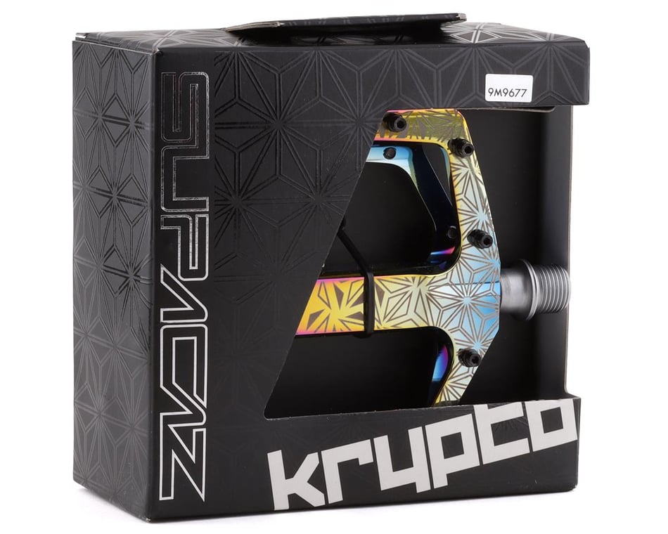 Supacaz Krypto CNC Alloy Platform Pedal (Oil Slick)