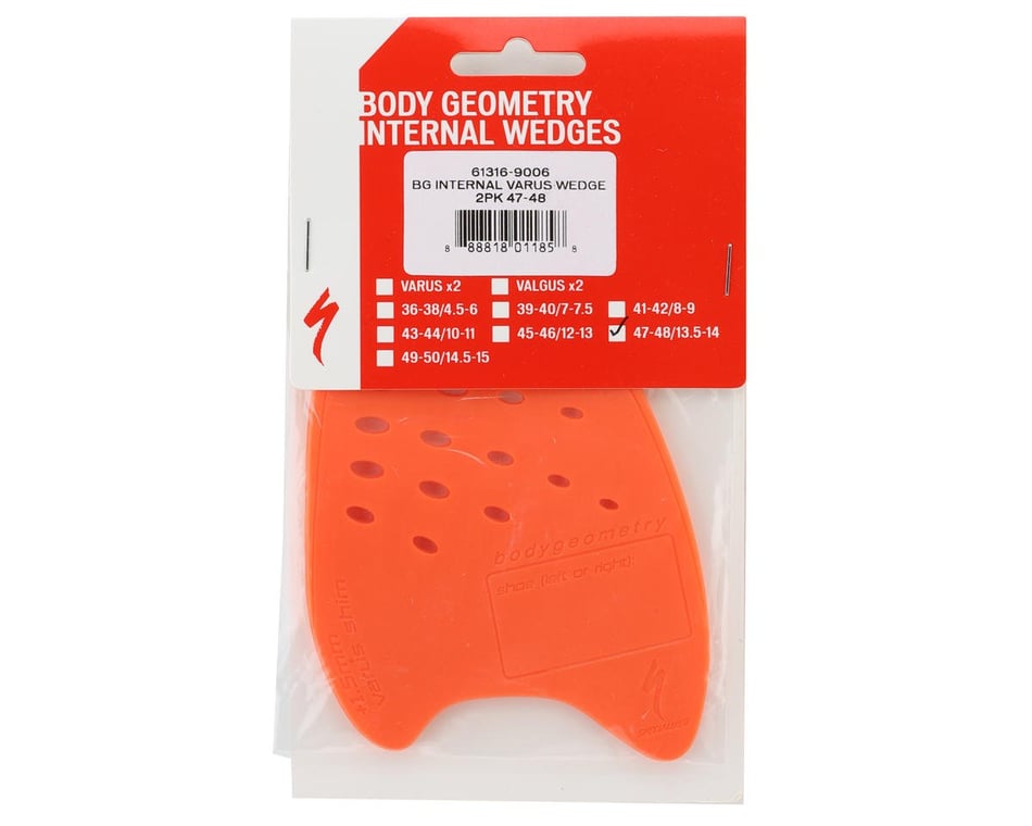 Specialized body discount geometry internal wedges