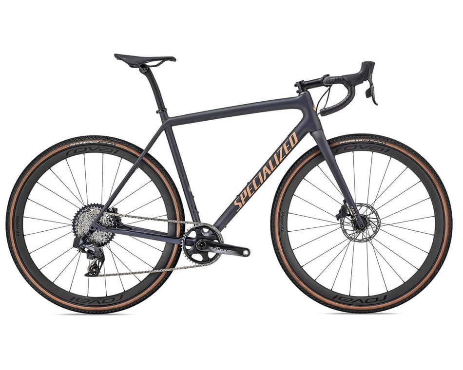 Specialized Crux Pro Gravel Bike 52cm Satin Dusty Blue Ice Papaya