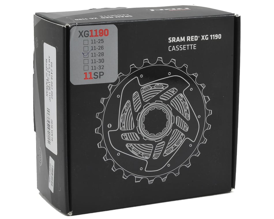 SRAM Red XG-1190 Cassette (Silver) (11 Speed) 11 Speed Road) ( - Performance Bicycle