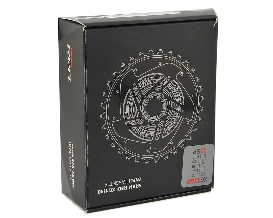 bælte sikkert Gurgle SRAM Red XG-1190 Cassette (Silver) (11 Speed) (Shimano/SRAM 11 Speed Road)  (11-32T) - Performance Bicycle