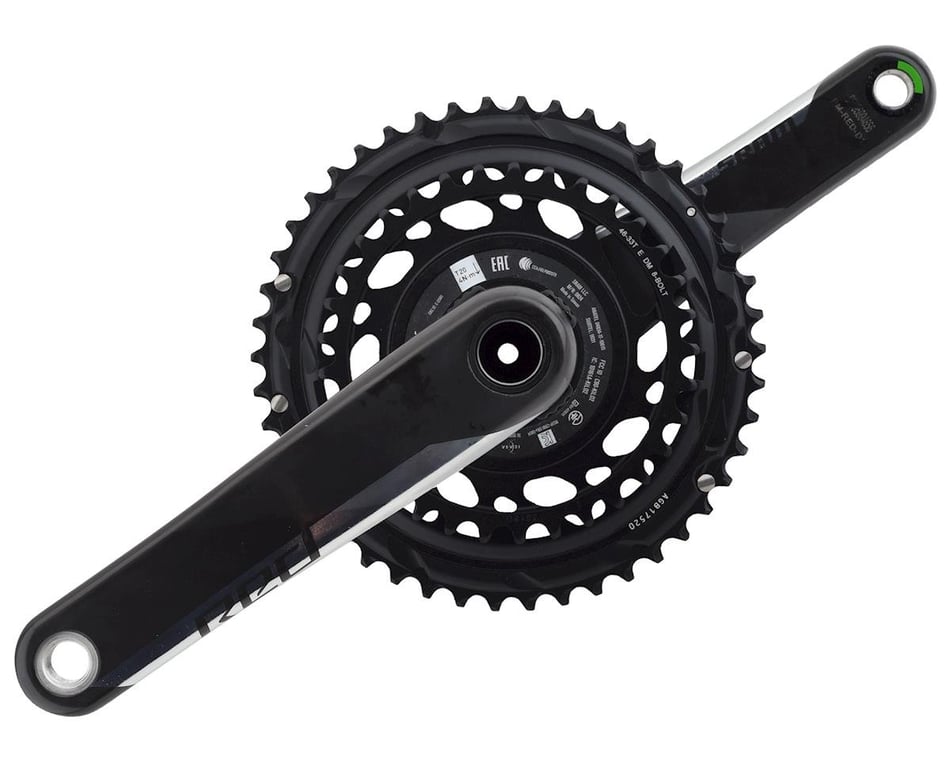 SRAM Red AXS Power Meter Crankset (Black) (2 x 12 Speed) (DUB