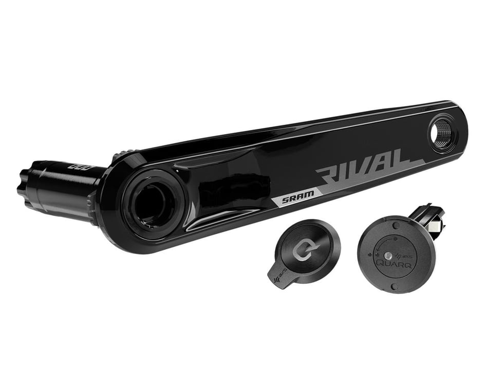 SRAM Rival AXS Crankset w/ Quarq Power Meter (Black) (2 x 12 Speed) (DUB  Spindle) (D1) (165mm) (48/35T) Performance Bicycle