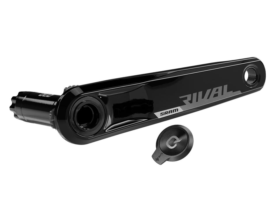 SRAM Rival AXS Crankset w/ Quarq Power Meter (Black) (2 x 12 Speed) (DUB  Spindle) (D1) (165mm) (46/33T) (107 BCD) (Bottom Bracket Not Included)