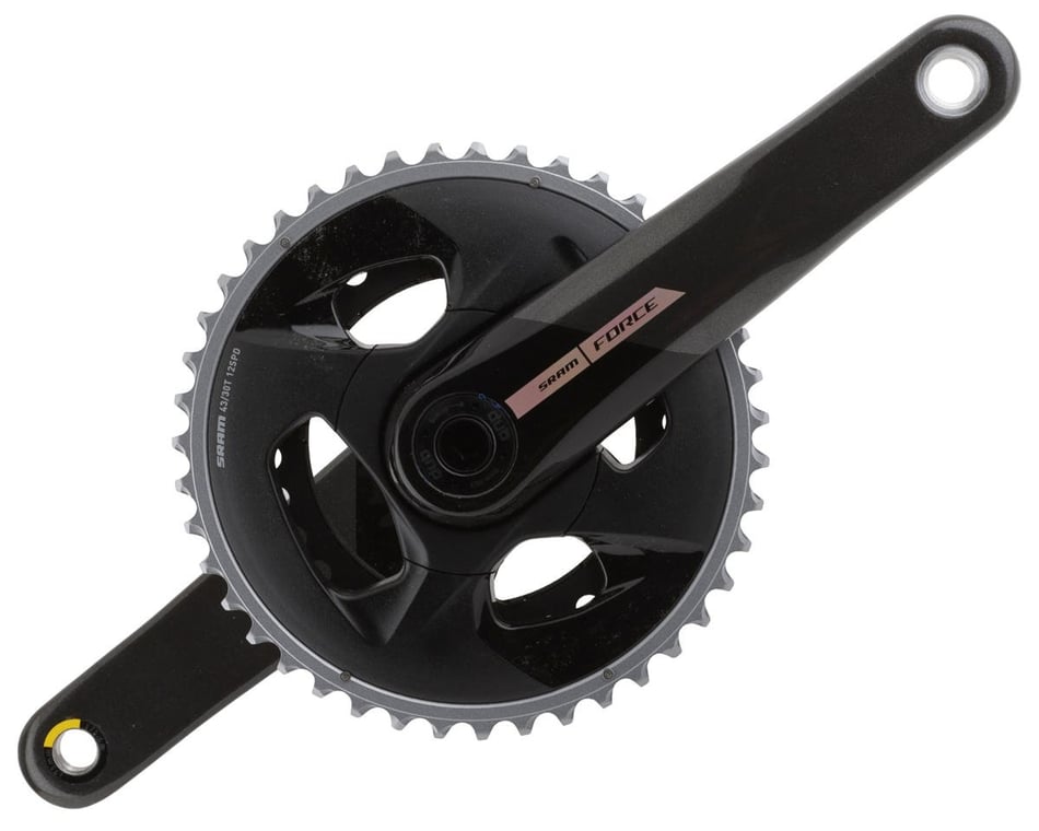 SRAM Force AXS Wide Power Meter Crankset (Unicorn Grey) (2 x 12 Speed) (DUB  Wide) (D2) (165mm) (43/30T)