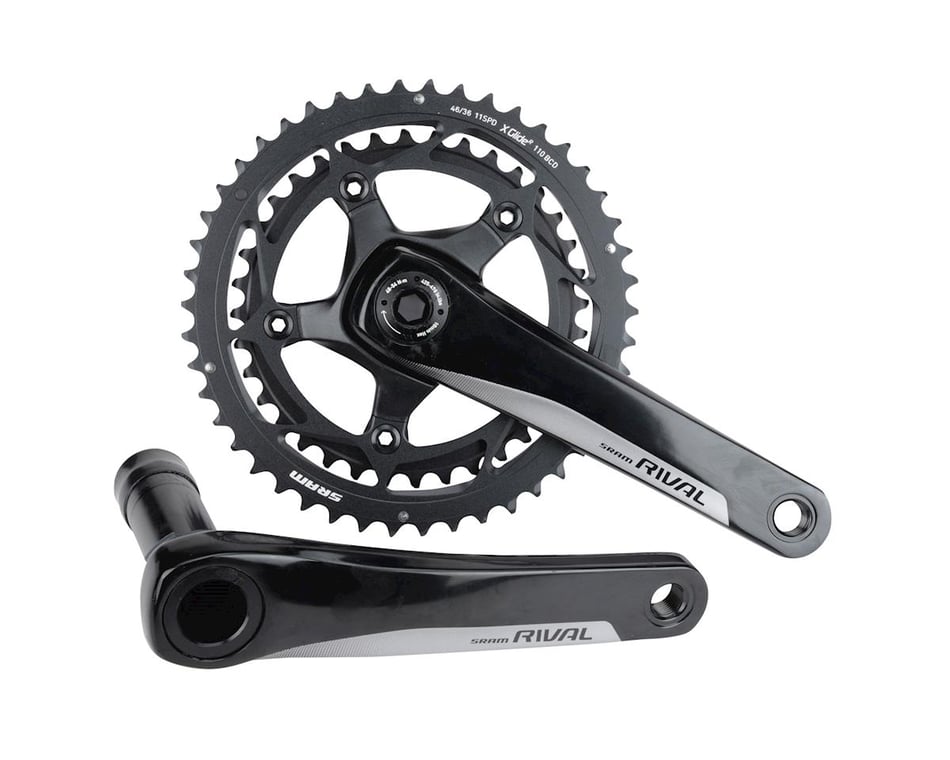 SRAM Rival 22 BB30 46-36T 11-Speed Crankset (170mm) - Performance