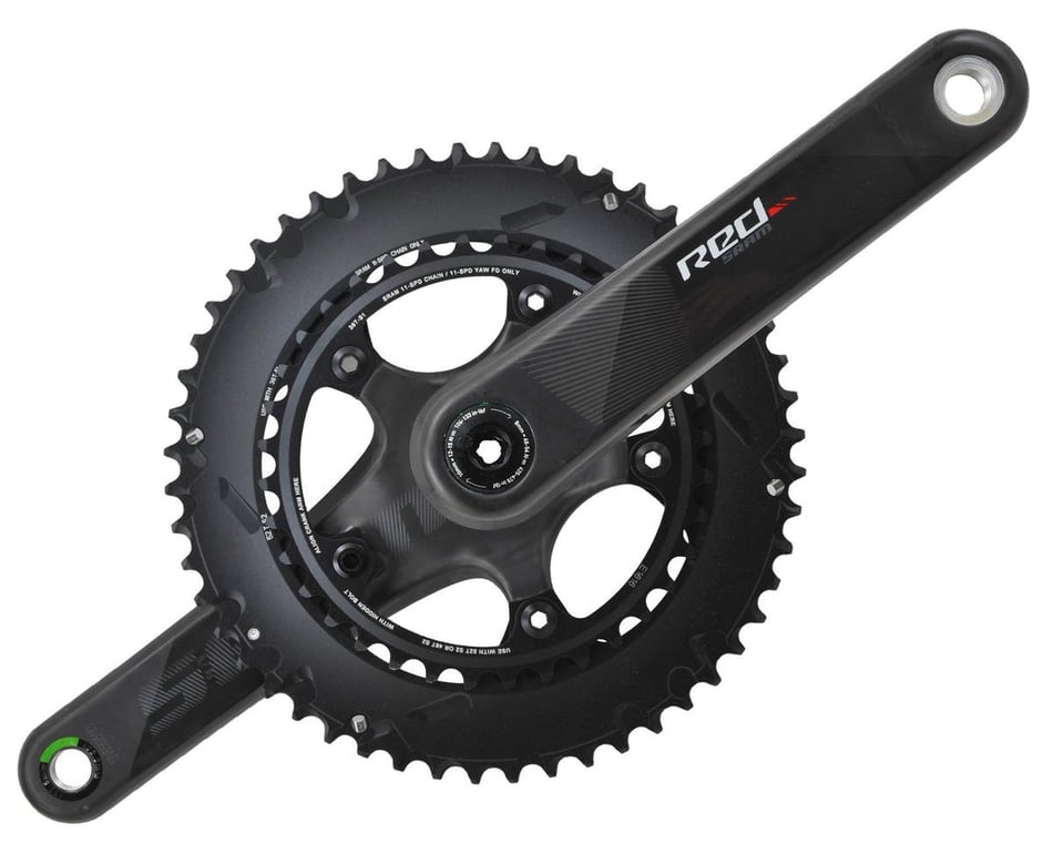 SRAM Red Crankset (Black) (2 x 11 Speed) (GXP Spindle) (C2) (172.5mm)  (52/36T) - Performance Bicycle