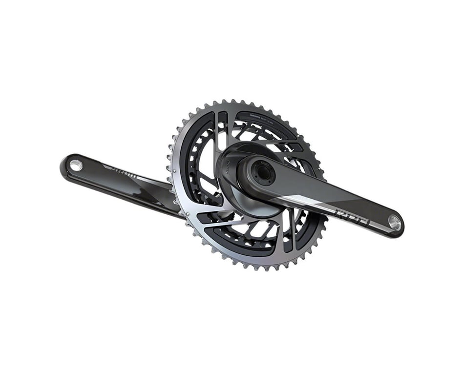 SRAM RED AXS Crankset (Black) (2 x 12 Speed) (DUB Spindle) (165mm