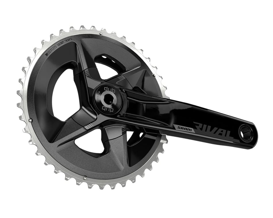 SRAM Rival AXS Wide Crankset (Black) (2 x 12 Speed) (DUB Spindle) (D1)  (170mm) (43/30T) (94 BCD) (Bottom Bracket Not Included)