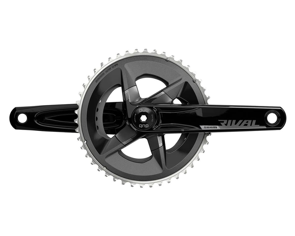 SRAM Rival AXS Crankset (Black) (2 x 12 Speed) (DUB Spindle) (D1